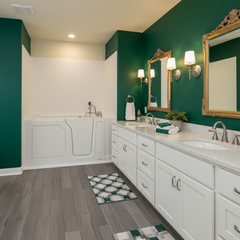 Walk-In Tub Installation For Aging-In-Place Bathroom Designs